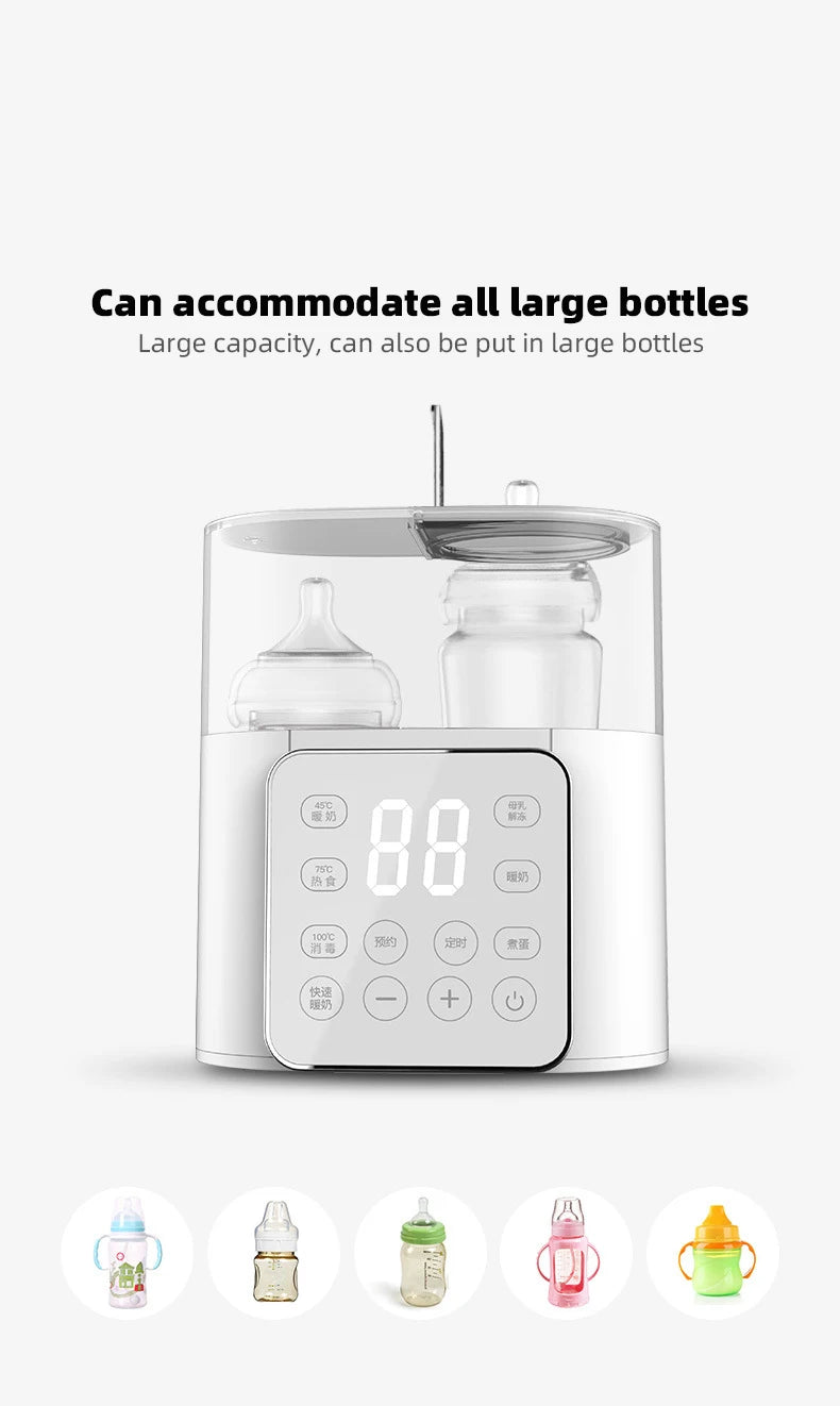 TINSOL New Baby Bottle Warmer Multifunctional Quick Baby Food Heater Milk Heater Sterilizer with Precise Temperature Control