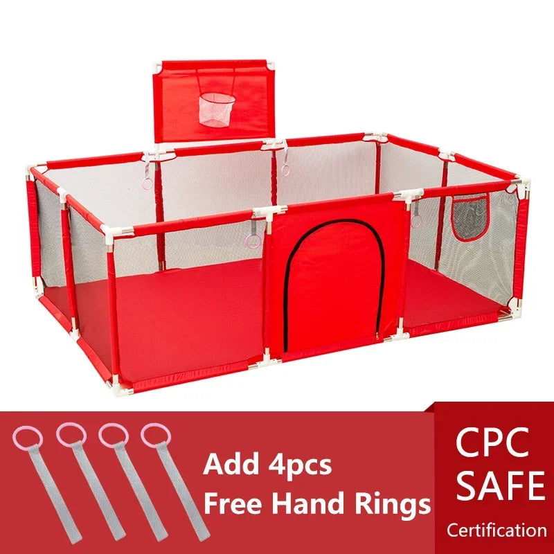 IMBABY Baby Playground Large Baby Playpen Machine Washable Baby Activity Fence Ball Pool Games Playpen for Child Safety Barries