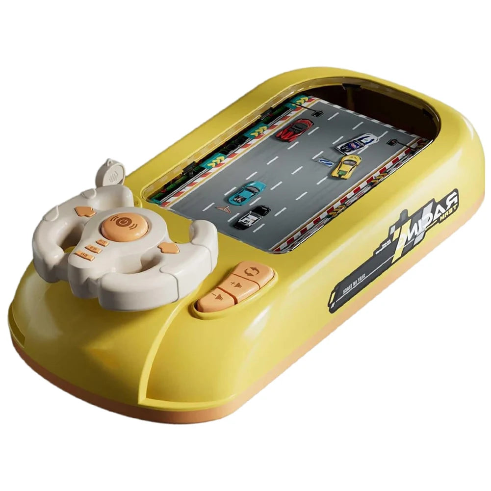 Children's Steering Wheel Driving Toys Vehicle Electronic Simulation Racing Adventure Game Kid Toys Cool Interactive Xmas Gifts