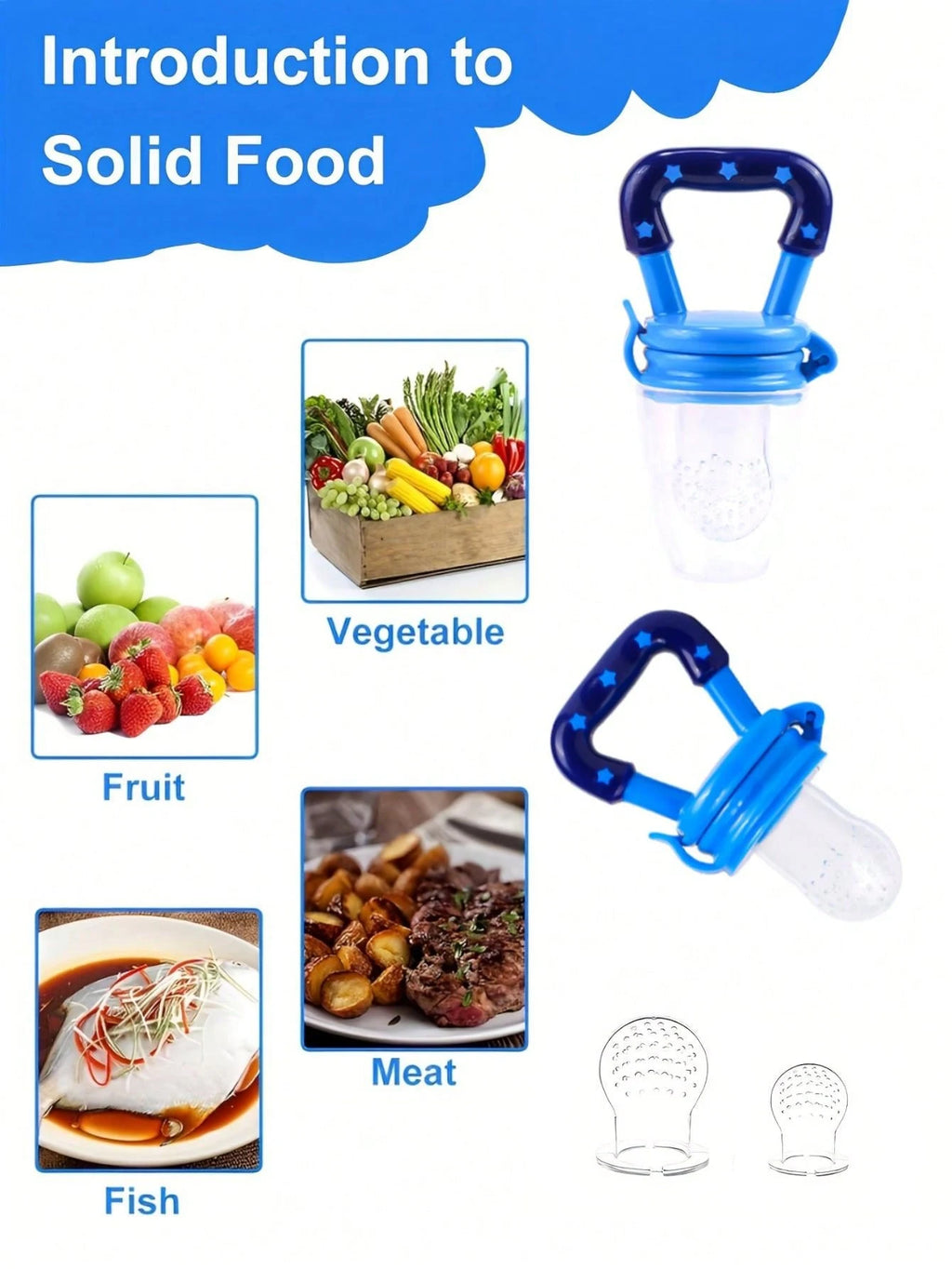 TYRY.HU Children's Tableware Set with Silicone Dining Plate Suction Wooden Handle Fork Spoon And Silicone Fruit Vegetable Bottle