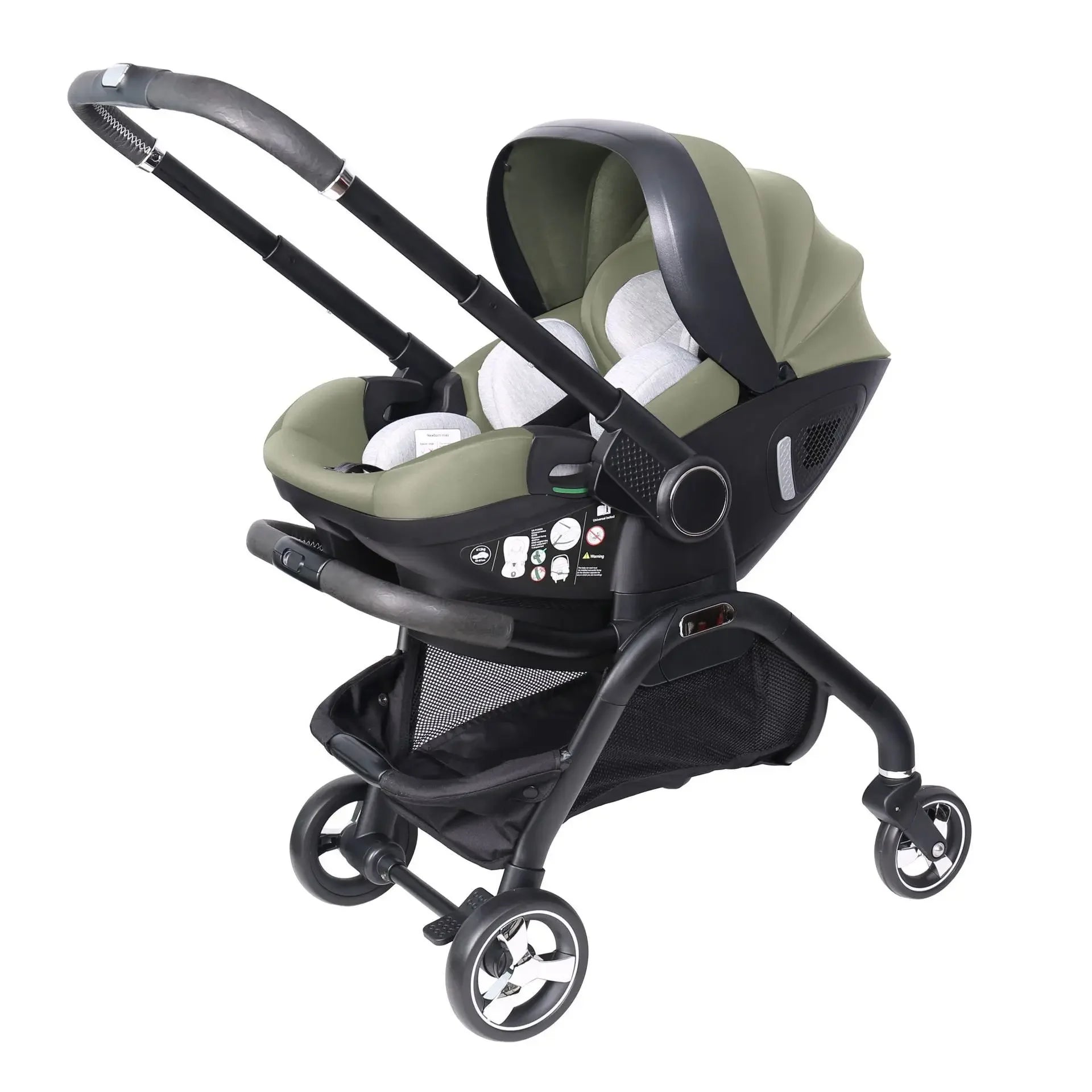 3in1 Baby Stroller, Children's Car Seat, Newborn Stroller, Portable, Lightweight, Luxurious, Suitable For Babies Aged 0-12months