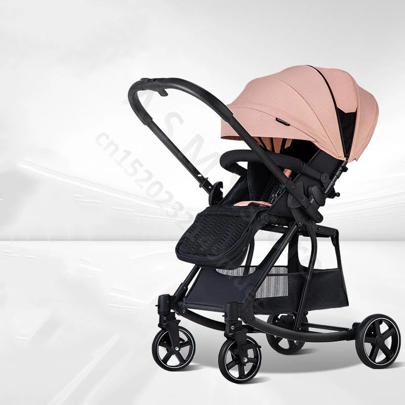 Baby stroller / can sit and lie down two-way lightweight stroller can be folded / shopping cart / 0-3 years old baby stroller