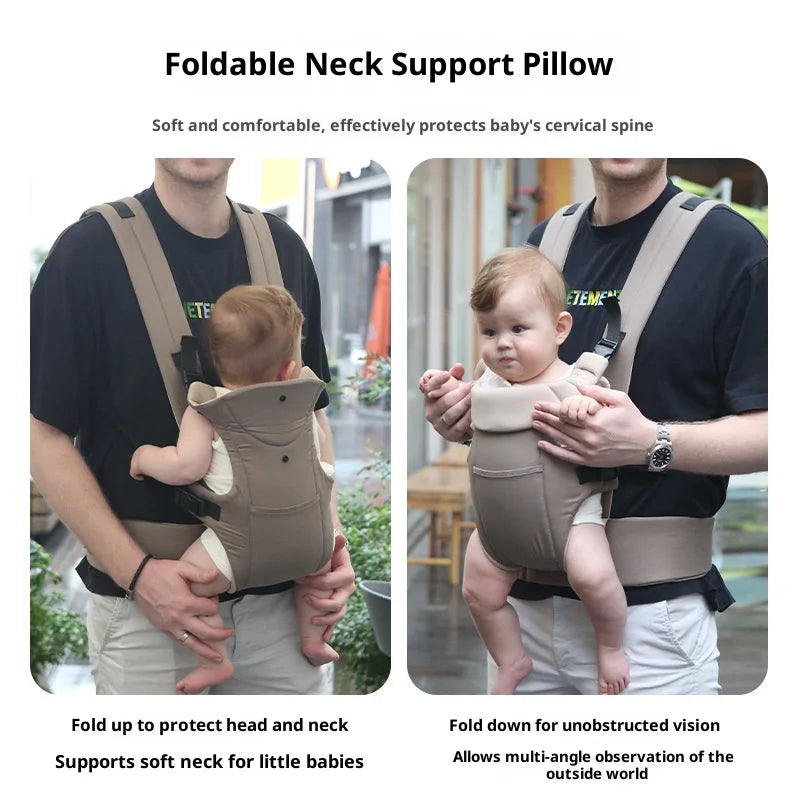 AIEBAO Baby Carrier Portable Toddler Wrap Shoulders Multifunctional Strap Infant Bag Adjustable Hipseat Shoulder Sling
