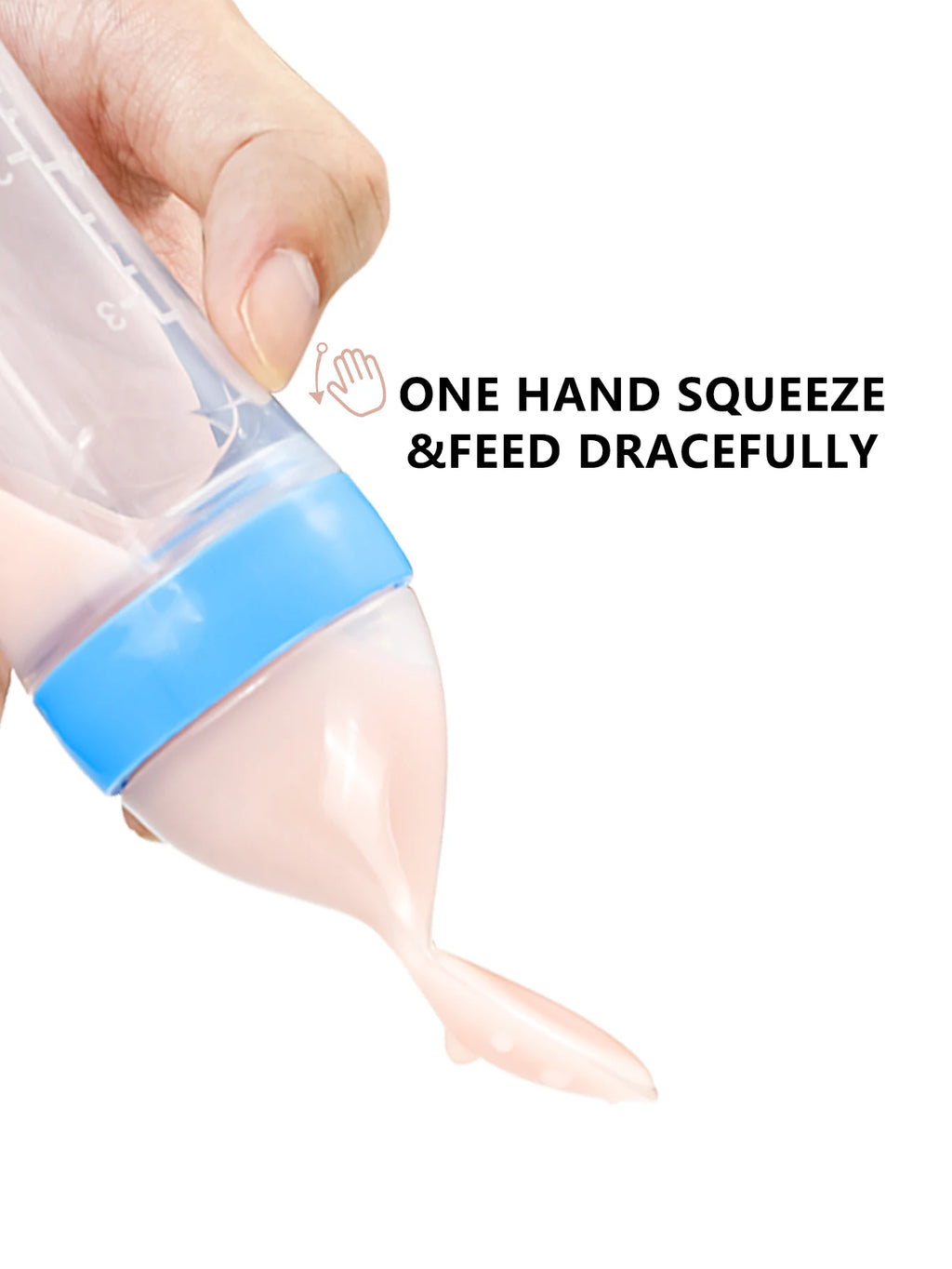 TYRY.HU Children's Tableware Set with Silicone Dining Plate Suction Wooden Handle Fork Spoon And Silicone Fruit Vegetable Bottle