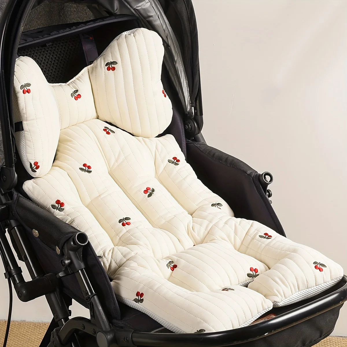 Thicken Baby Stroller Seat Cushion Pad for Car Puchair Liner Mat Cotton Breathable Cart Mattress Infant Newborn Pram Accessories
