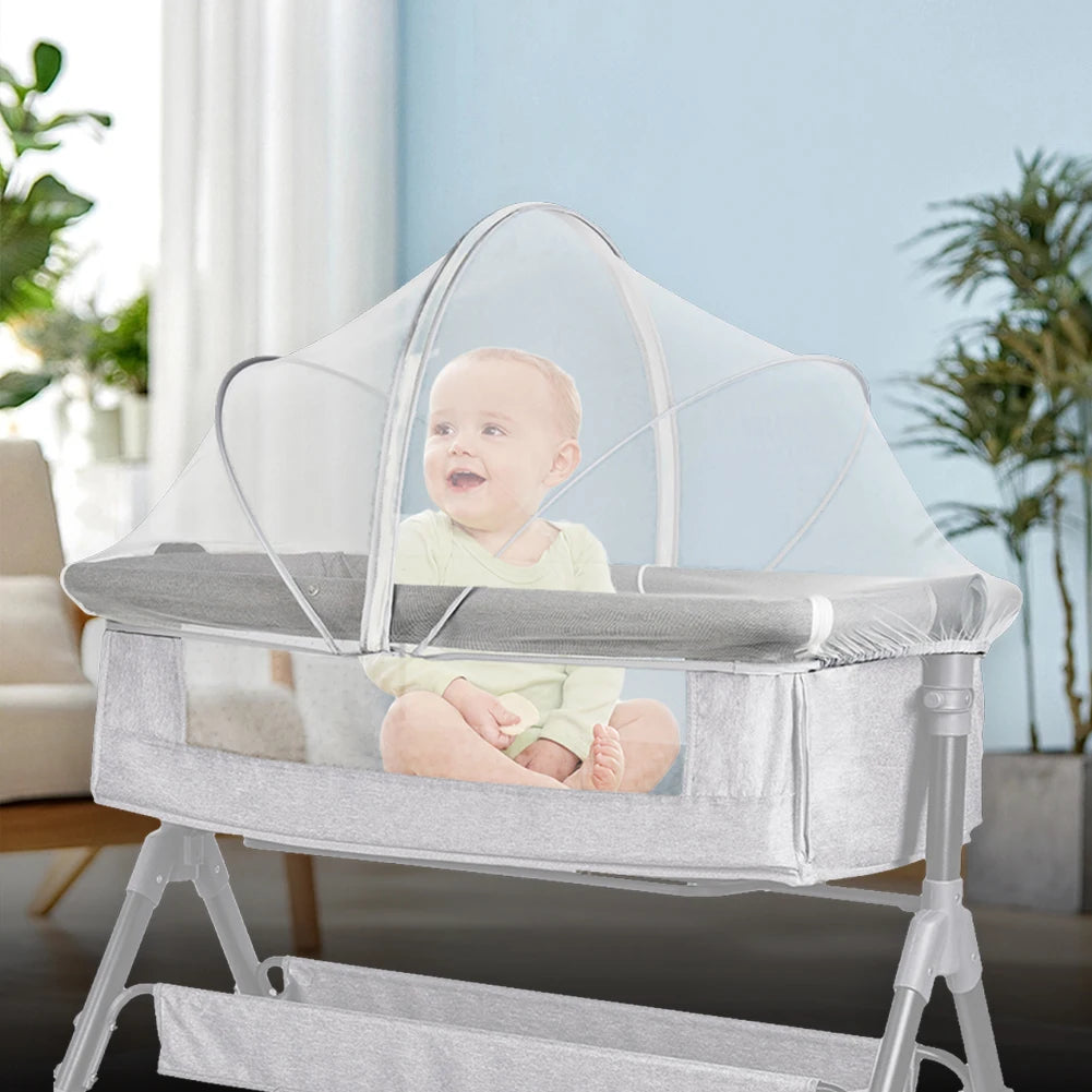 Baby Mosquito Net Tent Foldable Mosquito Net Bassinet Mosquito Net Cover for Baby Crib To Keep Cats/Bugs Out