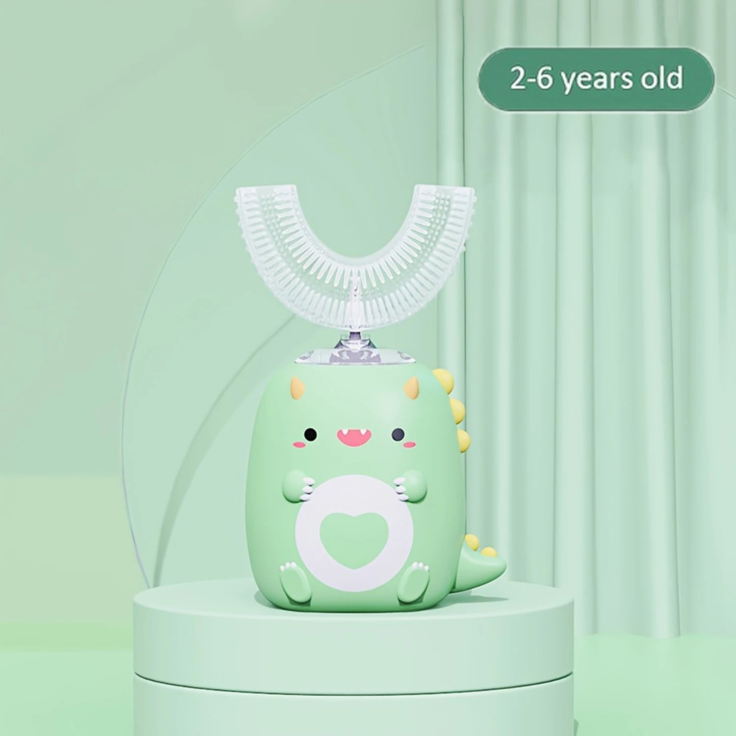 U-shaped children's rechargeable electric toothbrus
