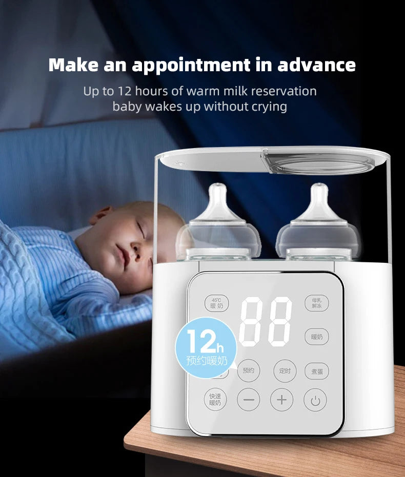 TINSOL New Baby Bottle Warmer Multifunctional Quick Baby Food Heater Milk Heater Sterilizer with Precise Temperature Control