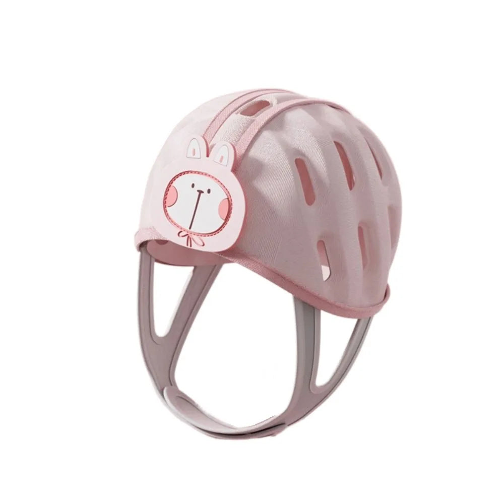 No Bumps Baby Safety Helmet 360-Degree Protection Adjustable Infant Head Protector Shock Absorbing Breathable Newborn Bumper Cap