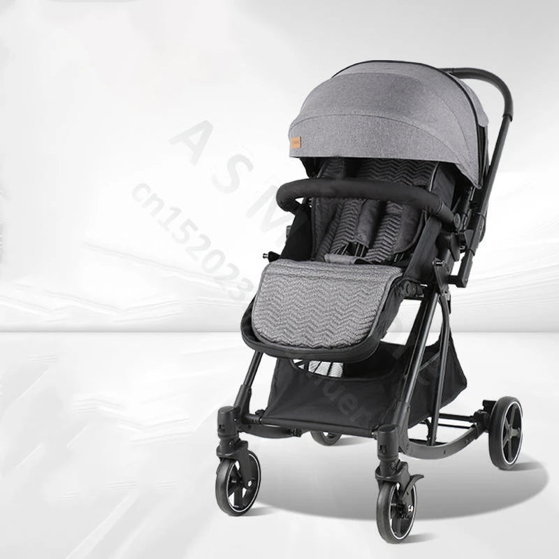 Baby stroller / can sit and lie down two-way lightweight stroller can be folded / shopping cart / 0-3 years old baby stroller