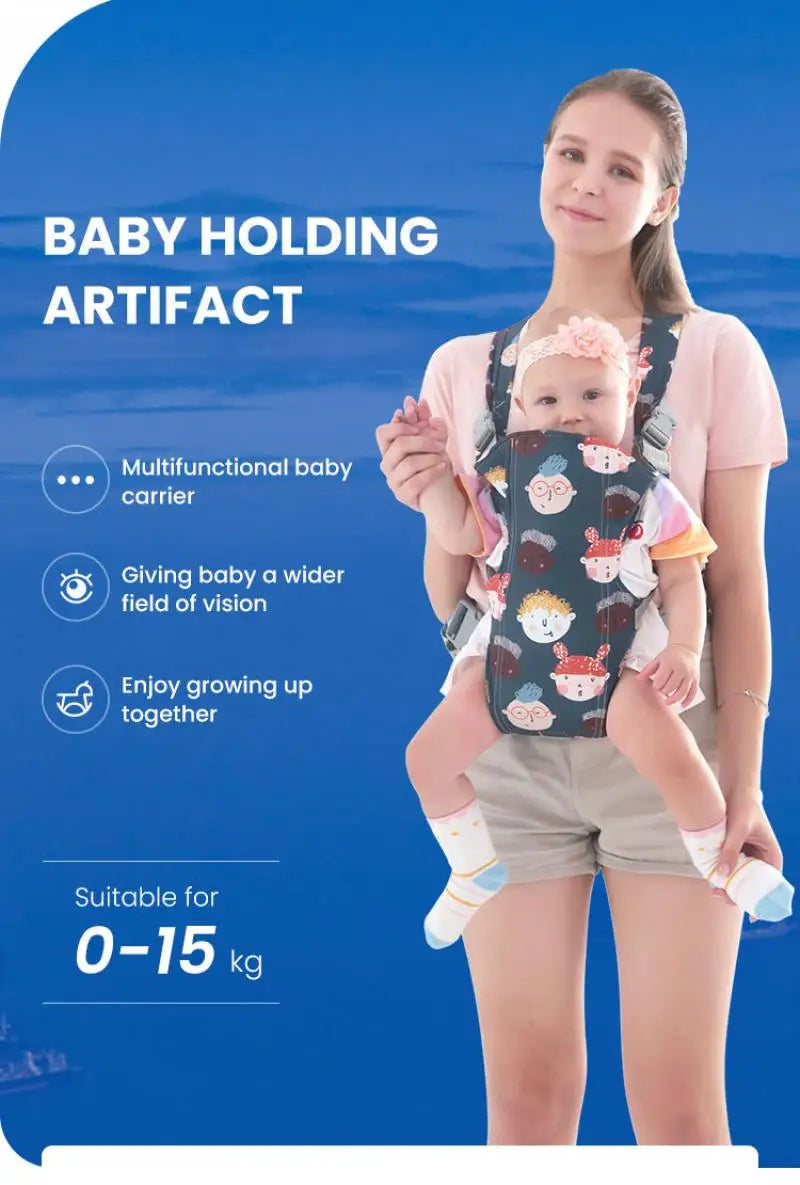 Multi-Functional Baby Carrier Front Carry Horizontal Waist Stool Newborn Carriers Breathable Adjustable Ergonomic Babies Items