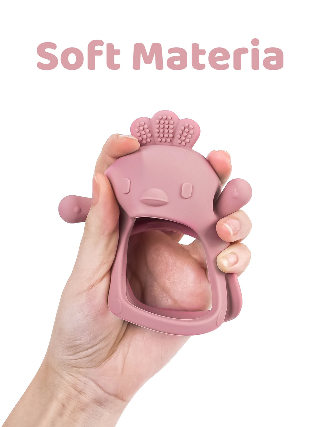 1PC Baby Teether Gloves Kids Teething Silicone Newborn Dental Care Gums Anti-eating Hand Molar Stick Baby Accessories