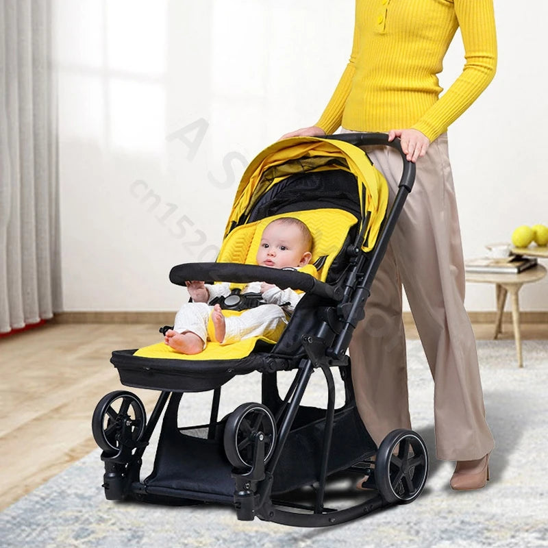 Baby stroller / can sit and lie down two-way lightweight stroller can be folded / shopping cart / 0-3 years old baby stroller