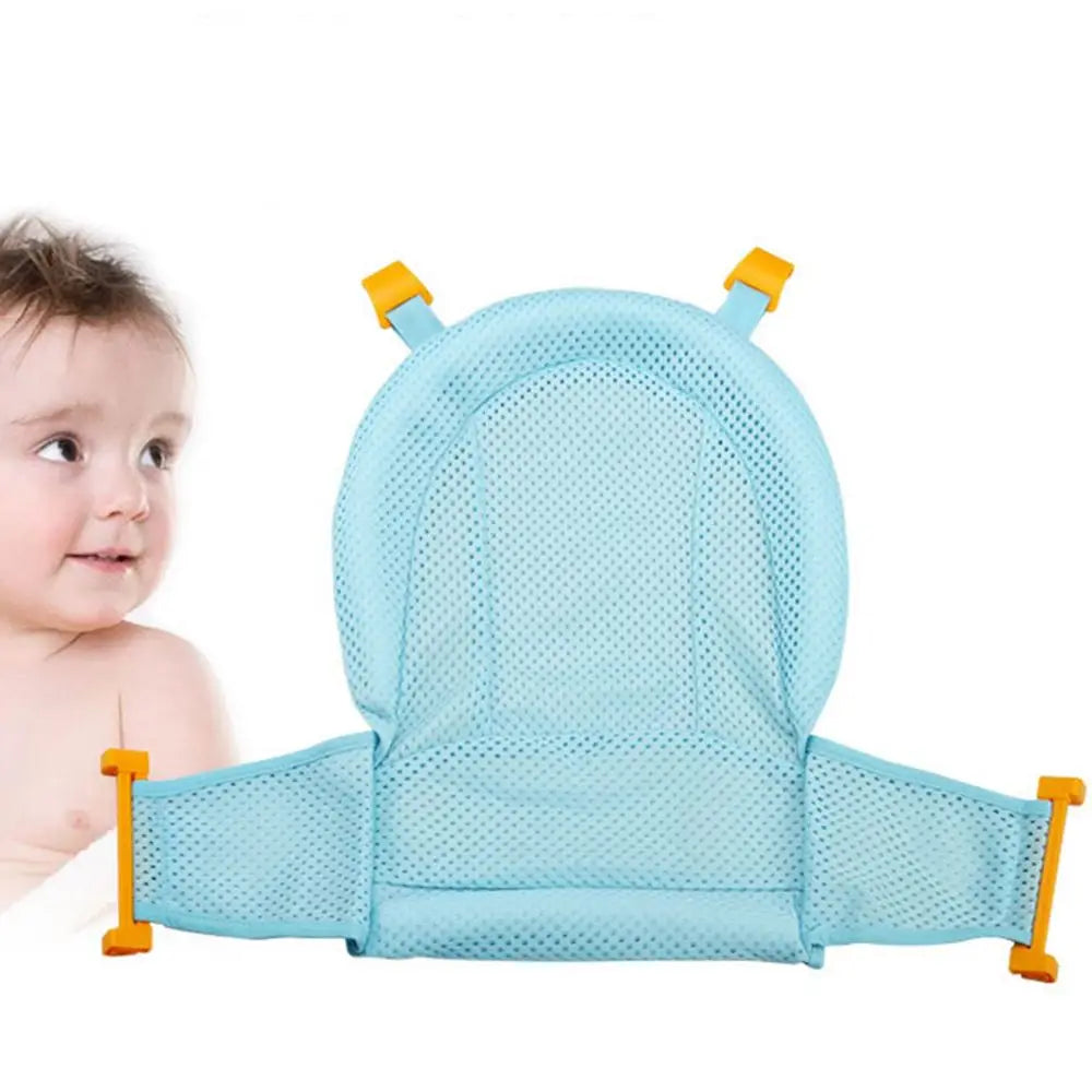 Universal Bath Protector Kids Newborn Non-slip Infant T Shaped Shower Cradle Bath Net Mat Bathtub Seat Pad