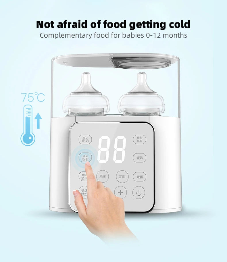 TINSOL New Baby Bottle Warmer Multifunctional Quick Baby Food Heater Milk Heater Sterilizer with Precise Temperature Control