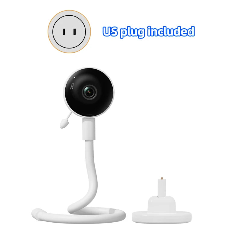 DANMINI 1080P Tuya Smart Baby Monitor Camera Indoor IP Camera Two Way Camera Infrared Night Vision Temperature Detection