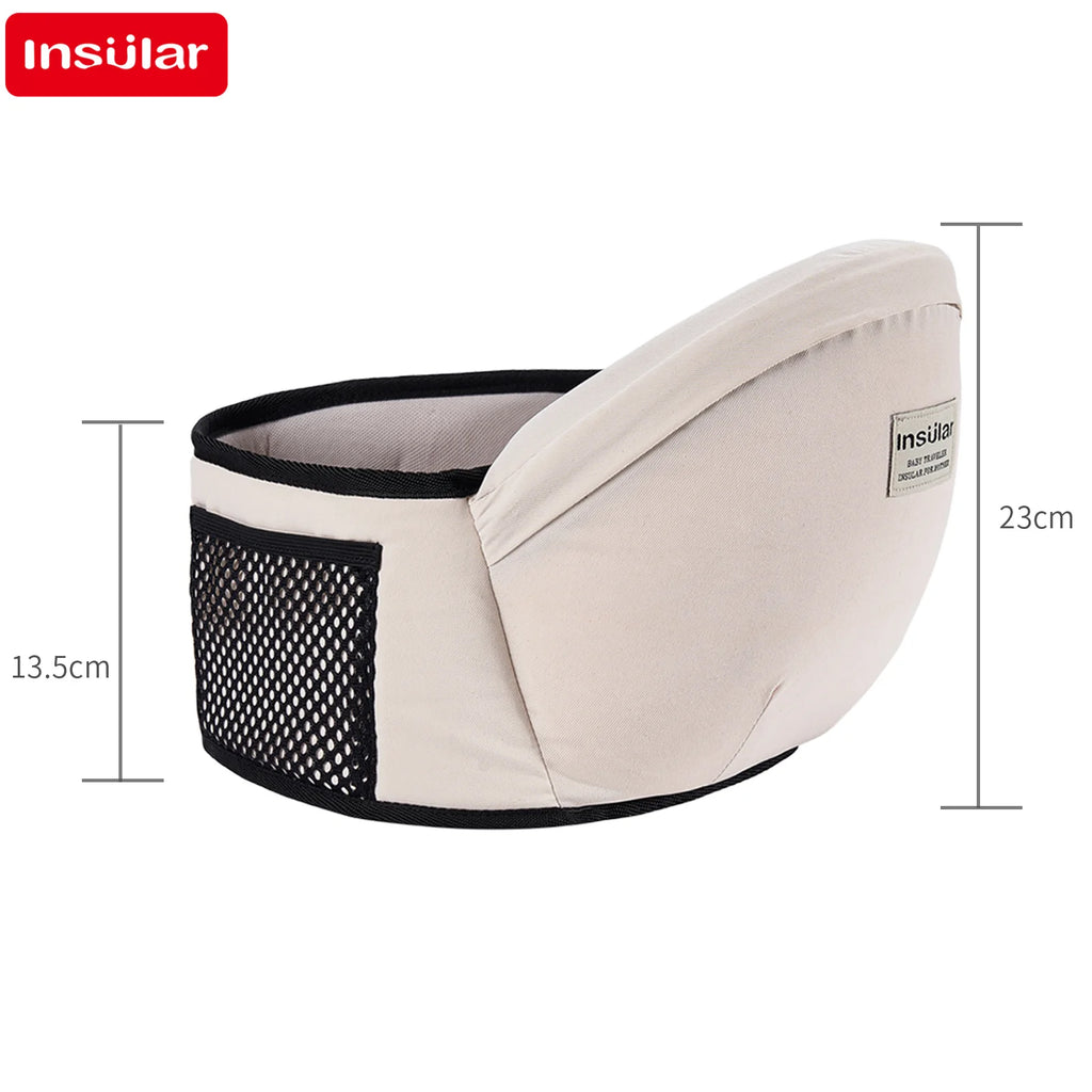 Adjustable Front-Facing Baby Carrier Waist Stool with Hip Seat, Belt for Kids, Infant Walkers, Sling Hold, Waist Belt Backpack