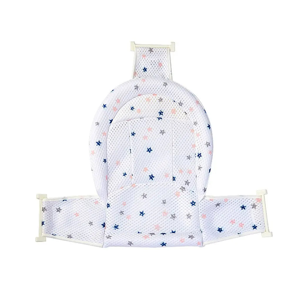 Universal Bath Protector Kids Newborn Non-slip Infant T Shaped Shower Cradle Bath Net Mat Bathtub Seat Pad